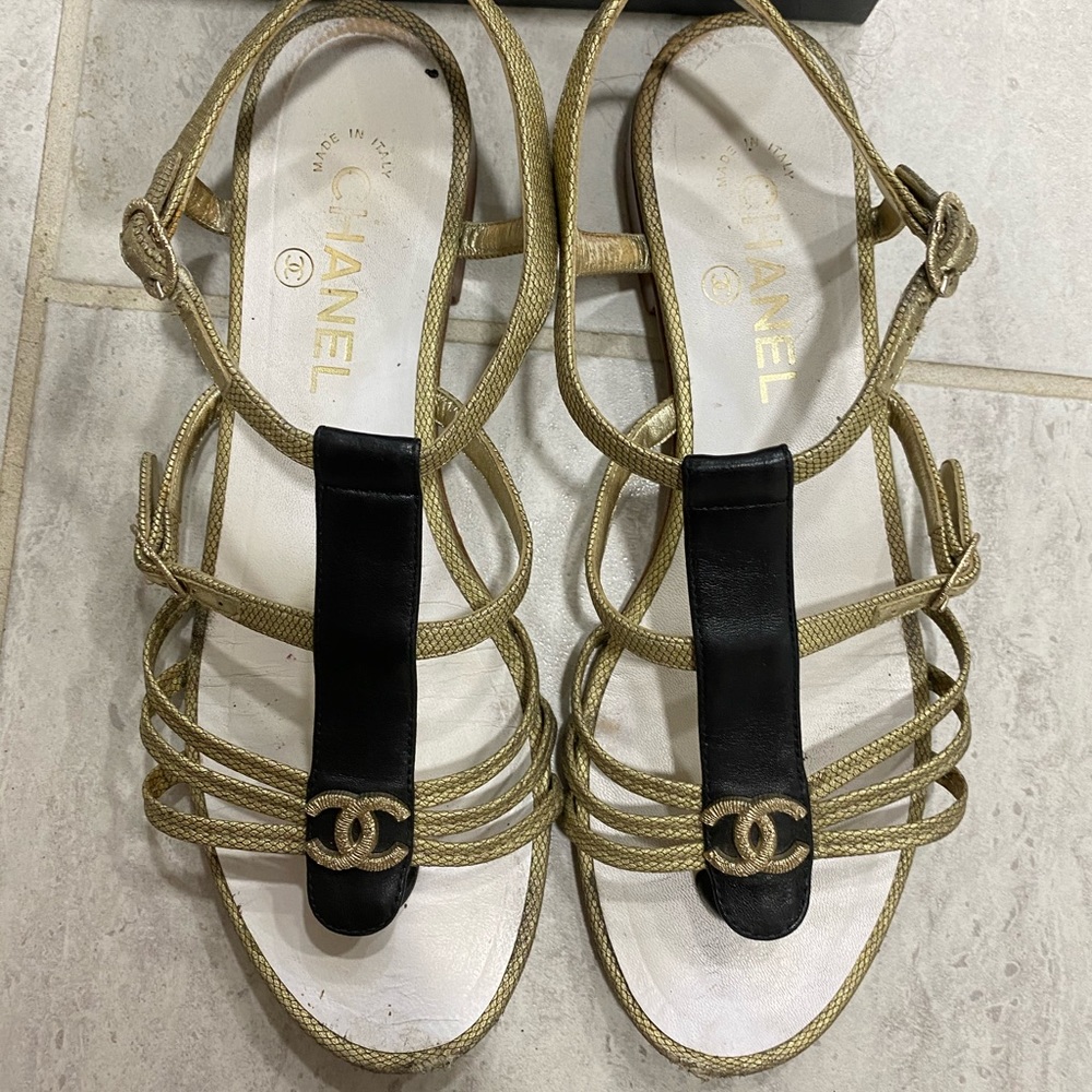 Chanel Gladiator sandals